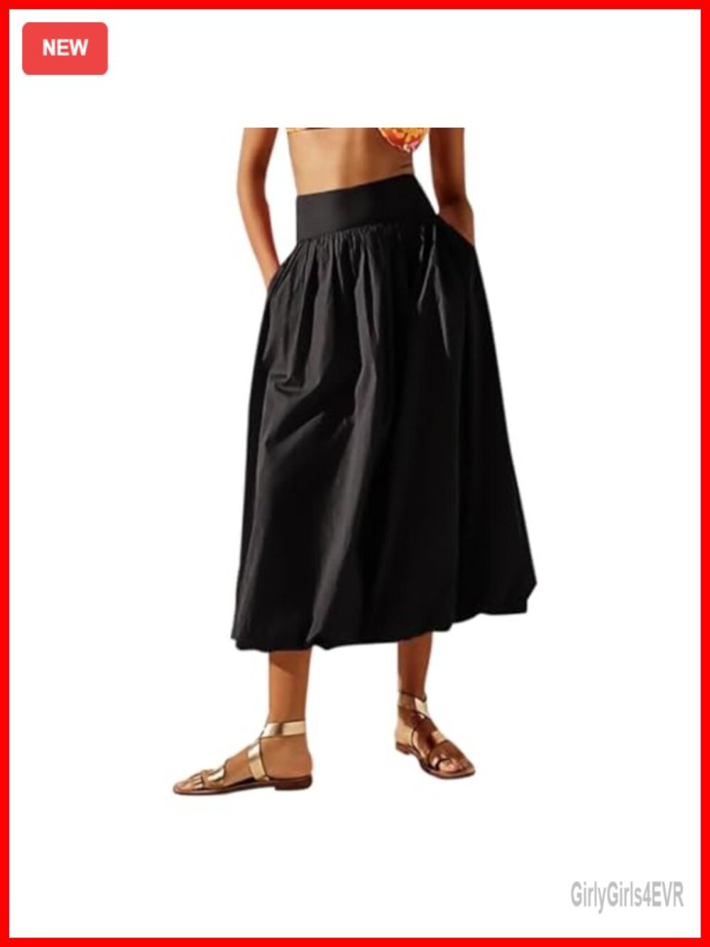 Women Y2k Bubble Maxi Skirt Polyester Low Waist A Line Ruffle Pleated